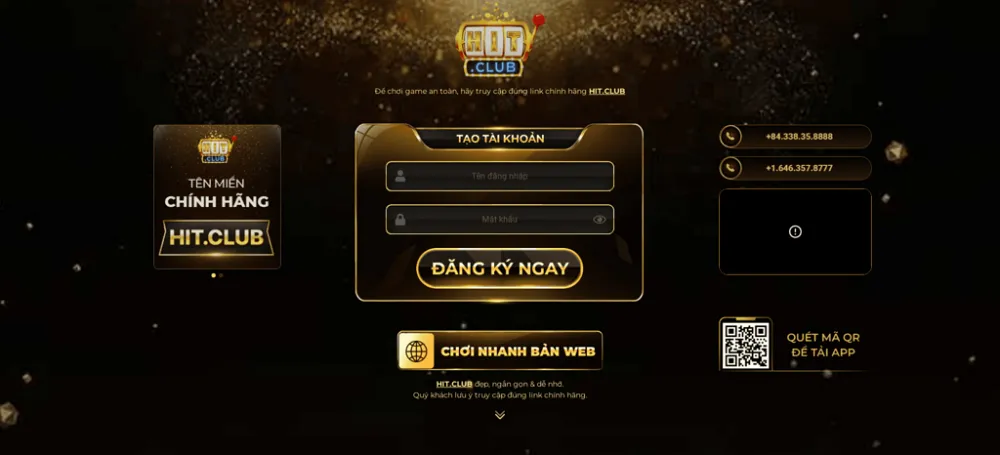 ĐĂNG NHẬP HIT CLUB NHANH CHÓNG ĐỂ THAM GIA GIẢI TRÍ
